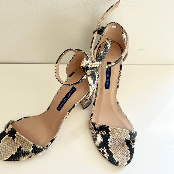 Stuart Weitzman heeled sandal. Size 8.  Excellent condition. - Picture 3 of 6